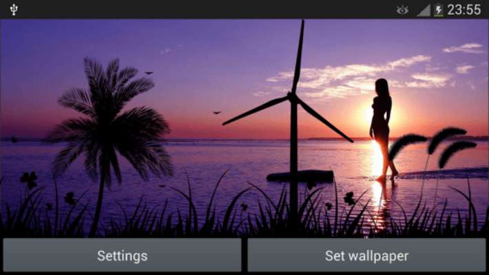Emulate Android APK Sunset Windmill Emulate Android APK Sunset Windmill