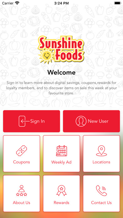 Emulate iPhone app Sunshine Foods using MyAndroid Emulate iPhone app Sunshine Foods using MyAndroid