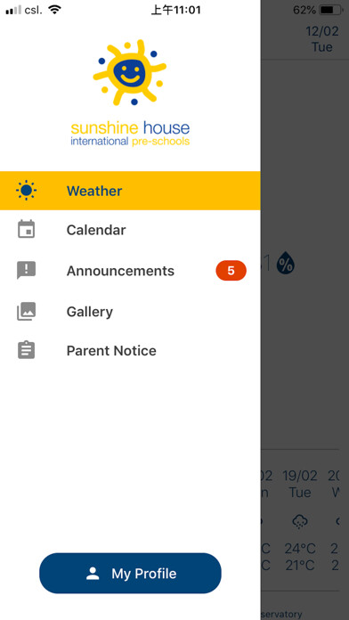 Emulate iPhone app Sunshine House Portal using MyAndroid Emulate iPhone app Sunshine House Portal using MyAndroid
