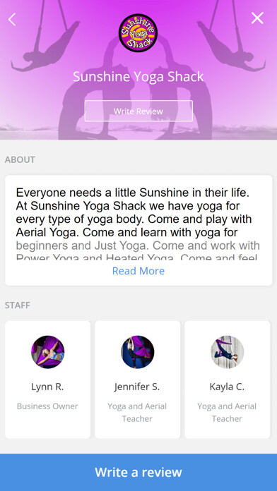 Emulate iPhone app Sunshine Yoga Shack using MyAndroid Emulate iPhone app Sunshine Yoga Shack using MyAndroid