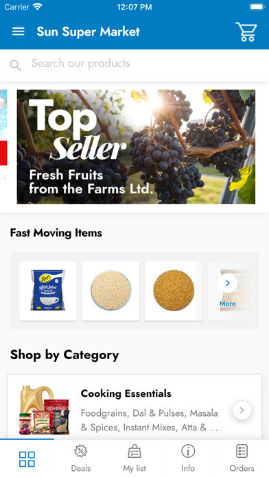 Emulate iPhone app Sun Super Market using MyAndroid Emulate iPhone app Sun Super Market using MyAndroid