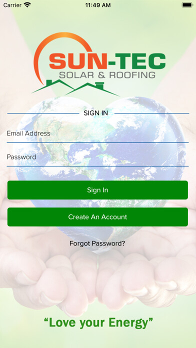 Emulate iPhone app Sun-Tec Solar & Roofing using MyAndroid Emulate iPhone app Sun-Tec Solar & Roofing using MyAndroid