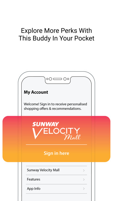Emulate iPhone app Sunway Velocity using MyAndroid