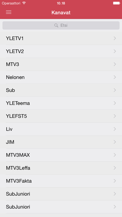Emulate iPhone app Suomalainen Televisio Ilmaiseksi Guide using MyAndroid Emulate iPhone app Suomalainen Televisio Ilmaiseksi Guide using MyAndroid