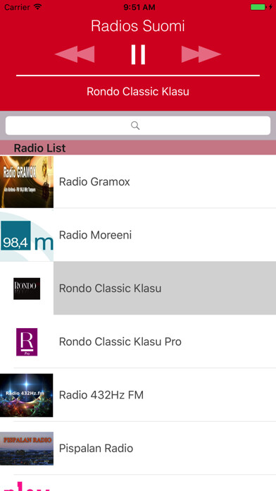 Emulate iPhone app Suomen Radiot (FI): Uutiset, Musiikki (Finland) using MyAndroid Emulate iPhone app Suomen Radiot (FI): Uutiset, Musiikki (Finland) using MyAndroid