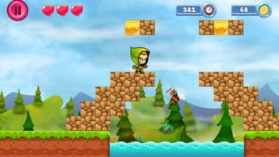 Emulate iPhone app super adventure games free for children using MyAndroid