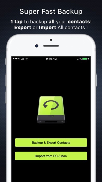 Emulate iPhone app Super Backup : Export / Import using MyAndroid Emulate iPhone app Super Backup : Export / Import using MyAndroid