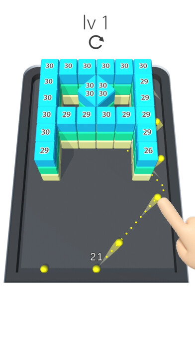 Emulate iPhone app Super Balls - 3D Brick Breaker using MyAndroid Emulate iPhone app Super Balls - 3D Brick Breaker using MyAndroid