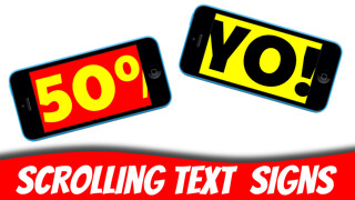 Emulate iPhone app Super Banner : Scrolling Text Signs! using MyAndroid Emulate iPhone app Super Banner : Scrolling Text Signs! using MyAndroid