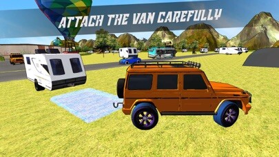 Emulate iPhone app Super Camper Van - Car 3d Game using MyAndroid