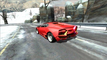 Emulate iPhone app Super Car Rally Winter using MyAndroid