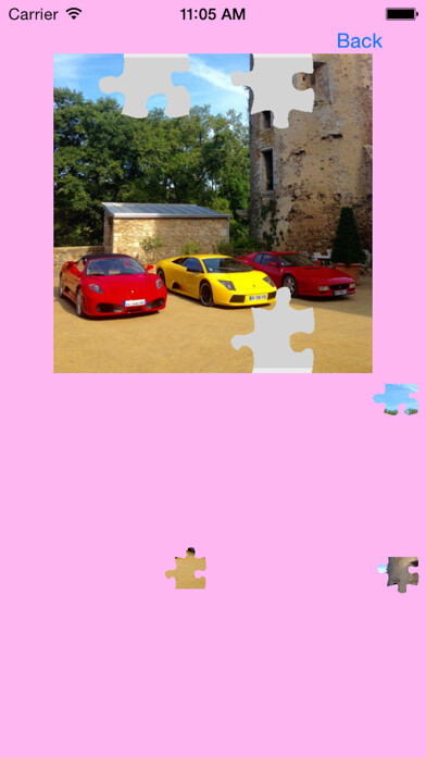 Emulate iPhone app Supercars Jigsaw Puzzles with Photo Puzzle Maker using MyAndroid