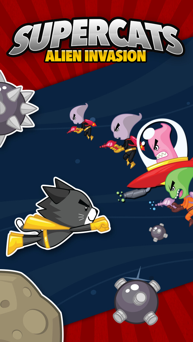 Emulate iPhone app Super Cats: Alien Invasion using MyAndroid Emulate iPhone app Super Cats: Alien Invasion using MyAndroid