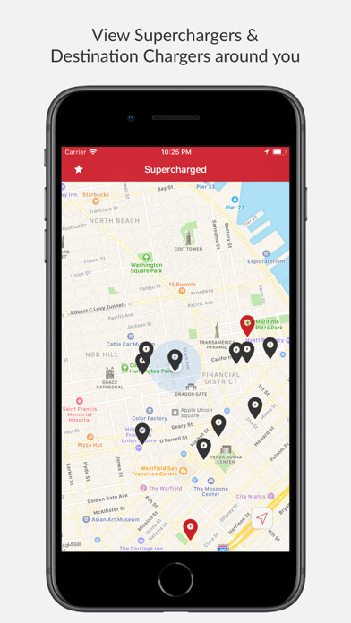 Emulate iPhone app Supercharged for Tesla using MyAndroid Emulate iPhone app Supercharged for Tesla using MyAndroid