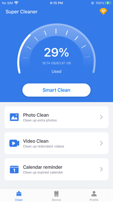 Emulate iPhone app Super Cleaner - Clean Phone using MyAndroid Emulate iPhone app Super Cleaner - Clean Phone using MyAndroid