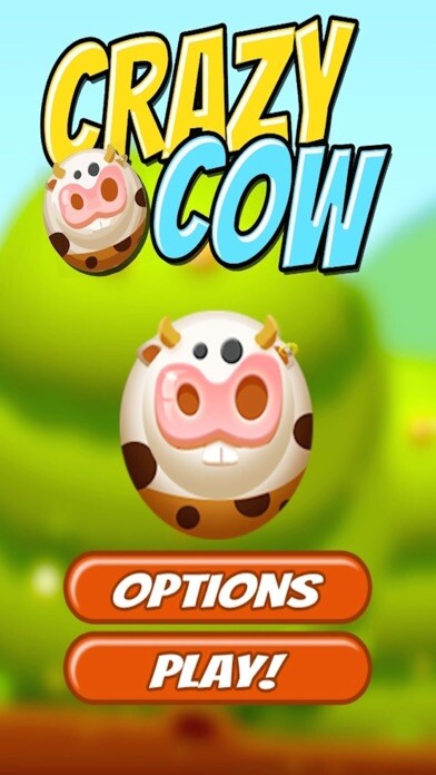 Emulate iPhone app Super Crazy Cow FREE using MyAndroid