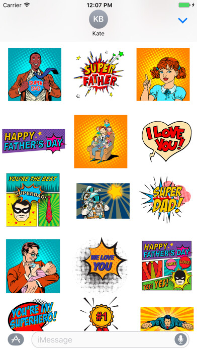 Emulate iPhone app Super Dad - Happy Fathers Day using MyAndroid Emulate iPhone app Super Dad - Happy Fathers Day using MyAndroid