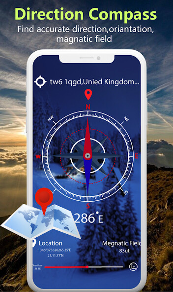 Run android online APK Super Digital Smart Compass Gps Route Finder 2021 from MyAndroid or emulate Super Digital Smart Compass Gps Route Finder 2021 using MyAndroid