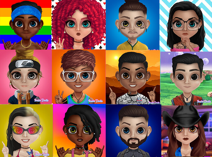 Run android online APK Super Dolls - crie personagens from MyAndroid or emulate Super Dolls - crie personagens using MyAndroid