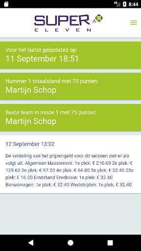 Run android online APK Super Eleven from MyAndroid or emulate Super Eleven using MyAndroid