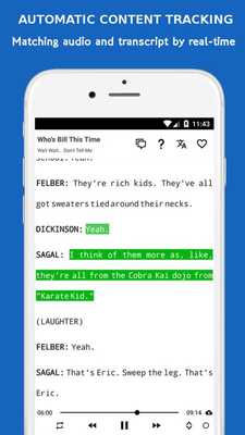 Emulate Android APK Super English Podcast Listening full Transcript