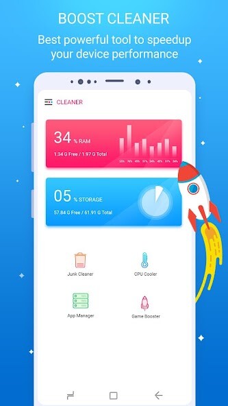 Run android online APK Super Fast Cleaner - Speed Booster  Optimizer from MyAndroid or emulate Super Fast Cleaner - Speed Booster  Optimizer using MyAndroid