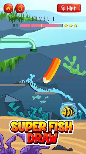 Run android online APK Super Fish Draw-One Line Puzzle game from MyAndroid or emulate Super Fish Draw-One Line Puzzle game using MyAndroid