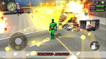 Emulate iPhone app Super flying hero: Crime city using MyAndroid Emulate iPhone app Super flying hero: Crime city using MyAndroid