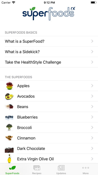 Emulate iPhone app SuperFoodsRx - Essential Guide using MyAndroid Emulate iPhone app SuperFoodsRx - Essential Guide using MyAndroid