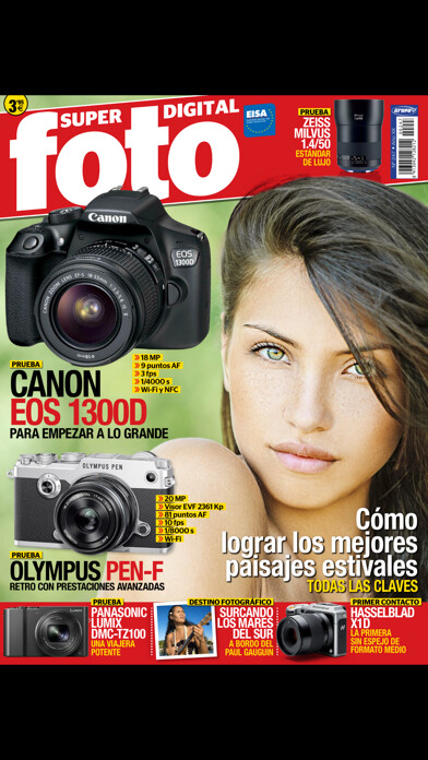 Emulate iPhone app Superfoto Digital revista using MyAndroid