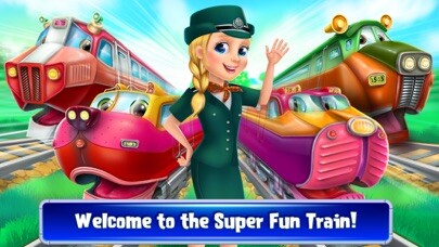 Emulate iPhone app Super Fun Trains - All Aboard using MyAndroid