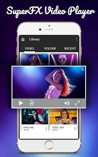 Emulate SuperFX : Video Player from MyAndroid or run SuperFX : Video Player using MyAndroid