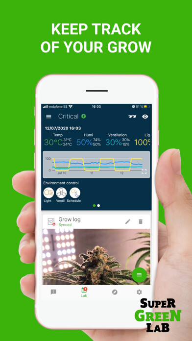 Emulate iPhone app SuperGreenLab - Grow Assistant using MyAndroid Emulate iPhone app SuperGreenLab - Grow Assistant using MyAndroid