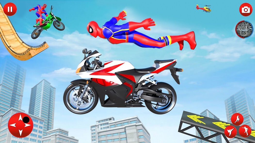 Run android online APK Superhero Bike Mega Ramp Games from MyAndroid or emulate Superhero Bike Mega Ramp Games using MyAndroid Run android online APK Superhero Bike Mega Ramp Games from MyAndroid or emulate Superhero Bike Mega Ramp Games using MyAndroid