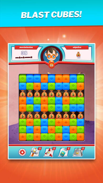 Emulate iPhone app Superhero Blast - Super Match3 using MyAndroid Emulate iPhone app Superhero Blast - Super Match3 using MyAndroid