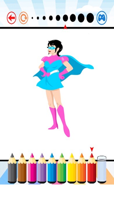 Emulate iPhone app Super Hero Coloring Book - Activities for Kid using MyAndroid Emulate iPhone app Super Hero Coloring Book - Activities for Kid using MyAndroid