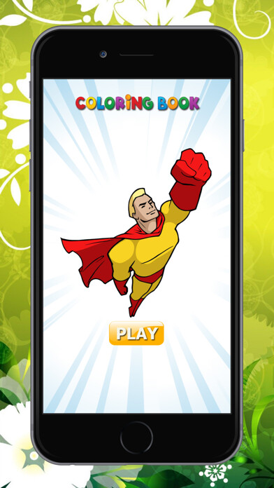 Emulate iPhone app Superhero Coloring Book HD: Paint Heroes for Kids using MyAndroid Emulate iPhone app Superhero Coloring Book HD: Paint Heroes for Kids using MyAndroid