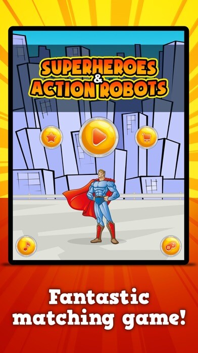 Emulate iPhone app Superheroes & Action Robots : Matching Games using MyAndroid Emulate iPhone app Superheroes & Action Robots : Matching Games using MyAndroid
