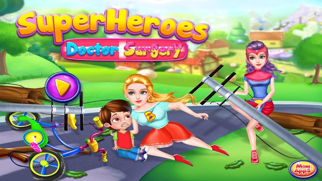 Superheroes and superheroine er simulation game