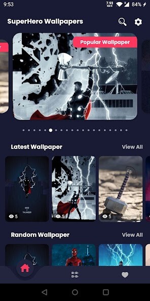 Emulate Android APK Superheroes Wallpapers