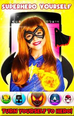 Emulate Android APK Superhero Face Mask Photo Editor