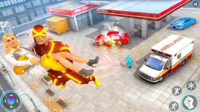 Emulate iPhone app Superhero Flying City Rescue using MyAndroid Emulate iPhone app Superhero Flying City Rescue using MyAndroid