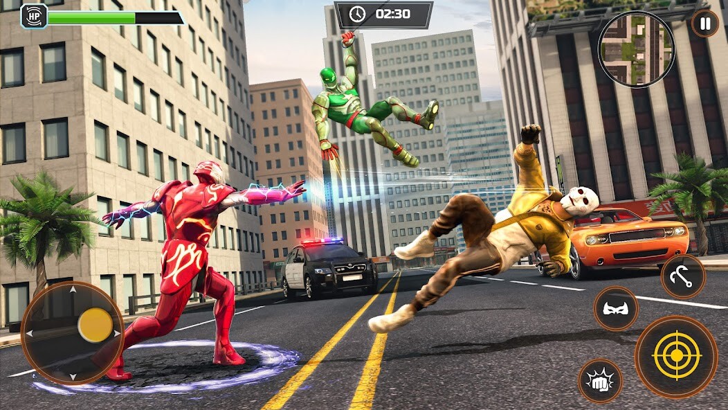 Run android online APK Superhero Flying Game:Iron Her from MyAndroid or emulate Superhero Flying Game:Iron Her using MyAndroid