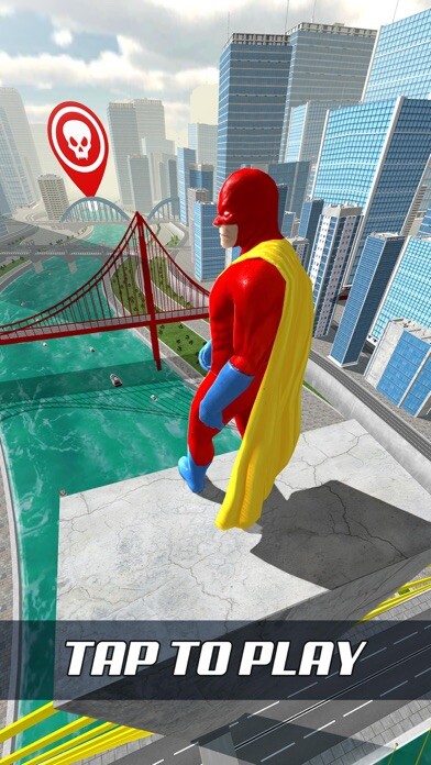 Emulate iPhone app Super Hero Flying School! using MyAndroid Emulate iPhone app Super Hero Flying School! using MyAndroid