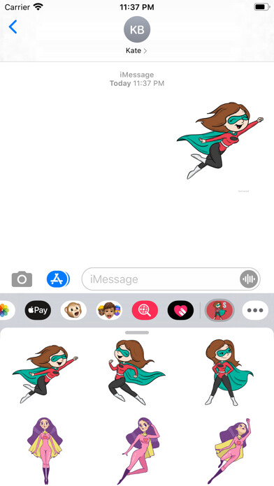 Emulate iPhone app Superhero Girls Power Stickers using MyAndroid Emulate iPhone app Superhero Girls Power Stickers using MyAndroid