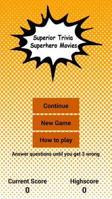 Emulate Android APK Superhero Movie Trivia