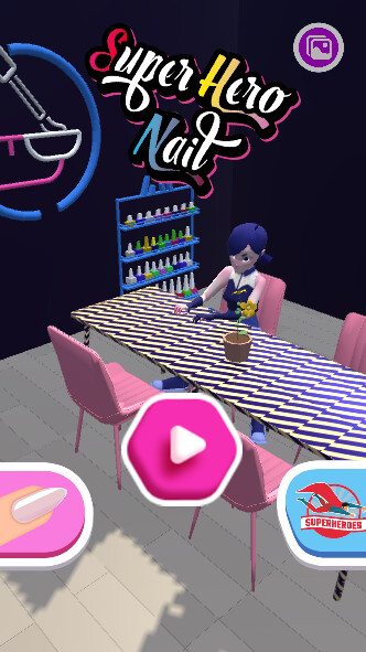 Run android online APK Superhero Nail Salon from MyAndroid or emulate Superhero Nail Salon using MyAndroid