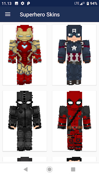 Run android online APK Superhero Skins for MCPE from MyAndroid or emulate Superhero Skins for MCPE using MyAndroid Run android online APK Superhero Skins for MCPE from MyAndroid or emulate Superhero Skins for MCPE using MyAndroid