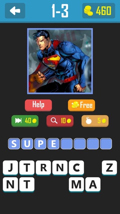 Emulate iPhone app Super.Hero Trivia Quiz - Guess Most Popular Comics Book Characters Names using MyAndroid Emulate iPhone app Super.Hero Trivia Quiz - Guess Most Popular Comics Book Characters Names using MyAndroid