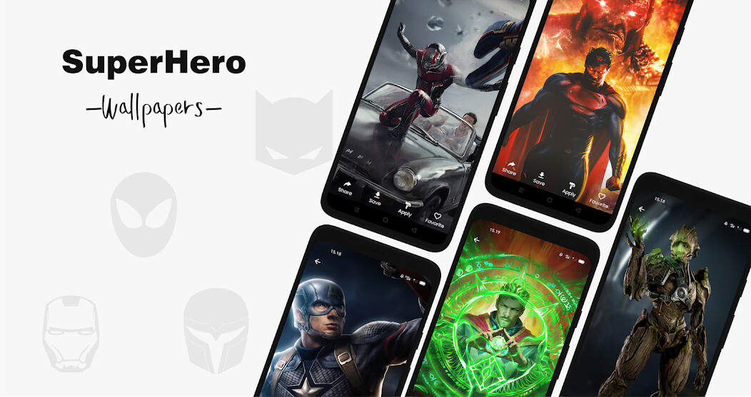 Run android online APK SuperHero Wallpapers 4K from MyAndroid or emulate SuperHero Wallpapers 4K using MyAndroid